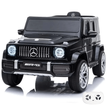 Mercedes elektrische kinderauto G63 sport cabrio zwart