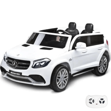 Mercedes GLS63 AMG 4x4 Kinderauto 12V (2-zits) - Wit