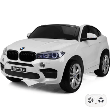 Elektrische Kinderauto BMW X6M 12V - Wit