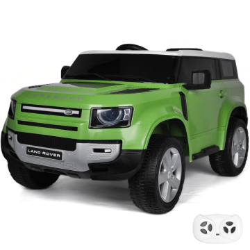 Land Rover Defender Elektrische Kinderauto 12V - Groen