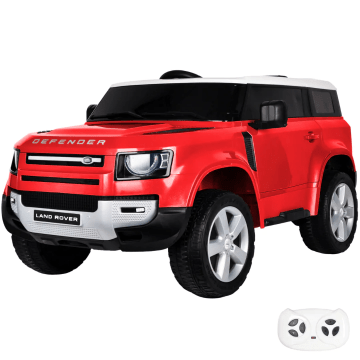 Land Rover Defender Elektrische Kinderauto 12V - Rood