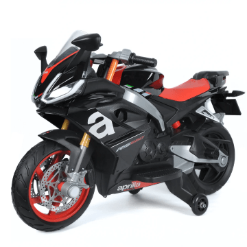 Elektrische Kindermotor Aprilia RS660 12V - Zwart