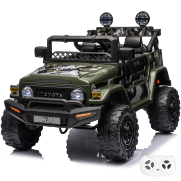 Elektrische Kinderauto Toyota FJ Cruiser 12V - Legergroen