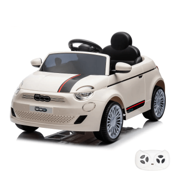 Elektrische Kinderauto Fiat 500e 6V - Wit