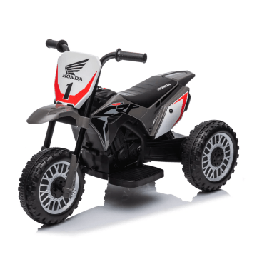 Elektrische Kindermotor Honda CRF450 6V - Grijs