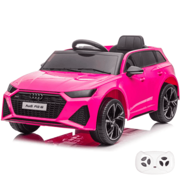 Audi Elektrische Kinderauto RS6 12V - Roze