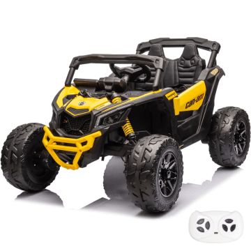 Elektrische Kinderauto Can-Am Maverick R 4x4 12V - Geel