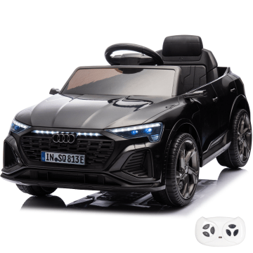 Audi SQ8 e-Tron Elektrische Kinderauto 12V - Zwart