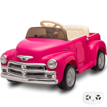 Chevrolet 3100 Elektrische Kinderauto 12V - Roze