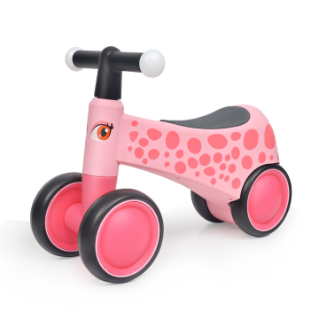 Baby Loopfiets met Zachte Wielen - Roze