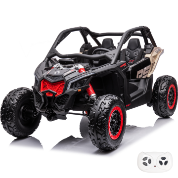 Can-Am Maverick X3 Elektrische Kinderauto (2-zits) 24V 4x4 - Zwart