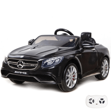 Elektrische Kinderauto Mercedes S63 AMG 12V - Zwart