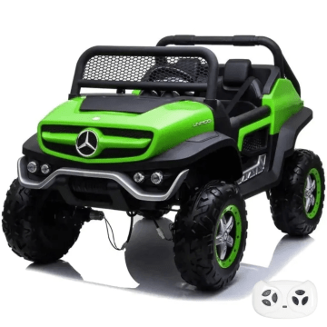 Mercedes Elektrische Kinderauto Unimog XL 12V (2-zits) - Groen