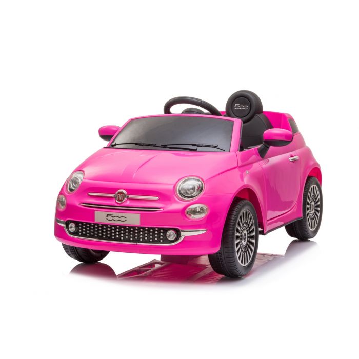 Eco Toys Roze Elektrische Fiat 500 Kinderauto 705